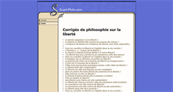 Desktop Screenshot of liberte.sujet-philo.com