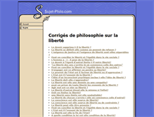 Tablet Screenshot of liberte.sujet-philo.com