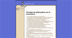 Desktop Screenshot of conscience.sujet-philo.com
