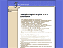 Tablet Screenshot of conscience.sujet-philo.com