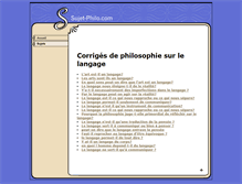Tablet Screenshot of langage.sujet-philo.com